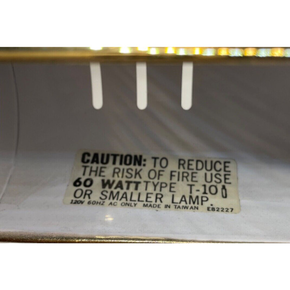 Vintage Underwriters Laboratories Portable Gold Adjustable Baker's Piano Lamp - Picture 5 of 11